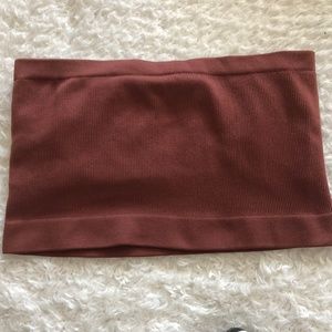 Aerie never worn bandeau maroon